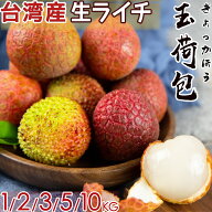 ＜予約6月上旬＞台湾産 生ライチ 玉荷包（ぎょっかほう）空輸直送｜上品な香りが強い瑞々しい｜日本向け…