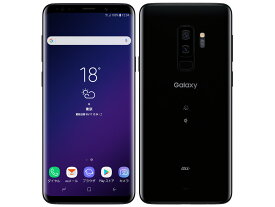 【中古】Bランク 【やや傷や汚れあり】SIMロック解除済み 元au SAMSUNG Galaxy S9+ SCV39 ミッドナイトブラック ネットワーク利用制限〇(白ロム) 送料無料