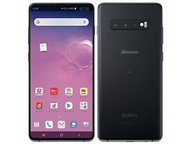 【中古】Bランク 【やや傷や汚れあり】 SIMロック解除済み 元docomo Samsung Galaxy S10+ SC-04L プリズムブラック ネットワーク利用制限〇(白ロム) 送料無料 simフリー 本体