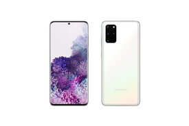 【中古】Bランク【やや傷や汚れあり】SIMロック解除済 海外版 Samsung Galaxy S20+ 5G デュアルSIM SM-G9860 ホワイト 本体のみ 利用制限ー(白ロム) 送料無料