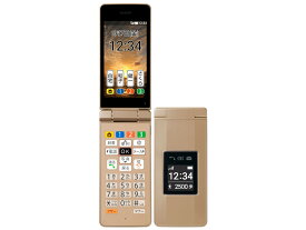 【未使用・本体のみ】SIMフリー 元SoftBank SHARP かんたん携帯10 807SH ゴールド 本体のみ 利用制限△(赤ロム永久保証)　送料無料