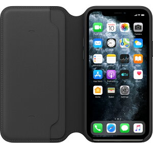 �y�V�i�E���J���zApple ���� iPhone 11 Pro Leather Folio / ���U�[�t�H���I �u���b�N MX062FE/A ��������