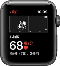【未使用・本体のみ】 SIMフリー Apple(アップル) Apple Watch Series3 38mm GPS+Cellularモデル ブラックステンレススチール バンド無し 利用制限-白ロム) 送料無料