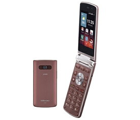 【未使用・本体のみ】SIMフリー LG Wine Smart LGS01 ワインレッド ガラホ 利用制限-(白ロム) 送料無料