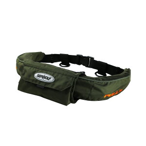 SEAWOLF(シーウルフ)高浮力 ライフジャケット 桜マーク SW-J-F08 自動・手動膨脹式 TYPE-A 腰巻 ベルトタイプ 国土交通省型式承認品 救命胴衣 SEAWOLF 小型船舶対応 タイプA ベ