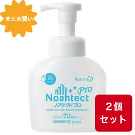 【2個セット】ノアテクトRプロ 250ml〈フォームタイプ〉[指定医薬部外品]　ノンアルコールタイプの手指消毒剤