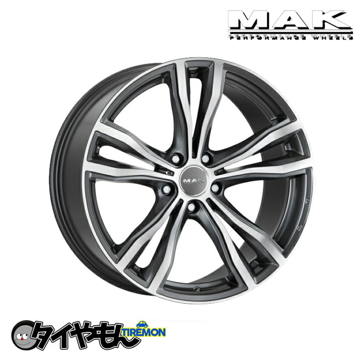 楽天市場】MAK X-MODE エックスモード 20インチ 5H112 9J +35 1本 GM 