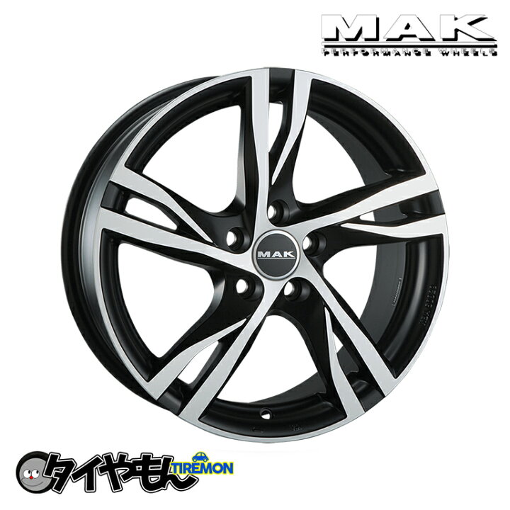 楽天市場】MAK ストックホルム 18インチ 5H108 8J +55 1本 IB ボルボ 