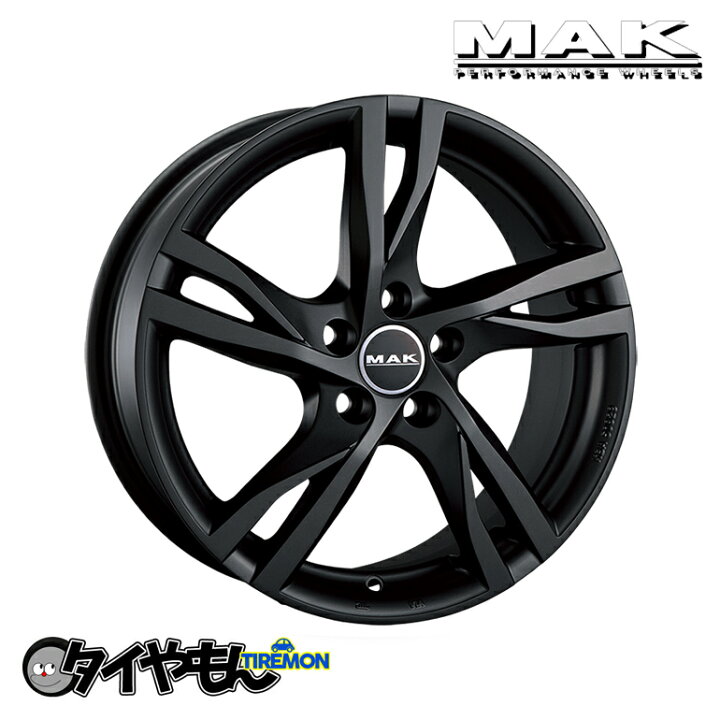 楽天市場】MAK ストックホルム 18インチ 5H108 8J +45 1本 MT ボルボ  
