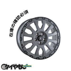 アルミホイール LA STRADA AVENTURA 17インチ 5H110 7J +35 ソリッドグレー ブラックアノダイズドリム 4本セット