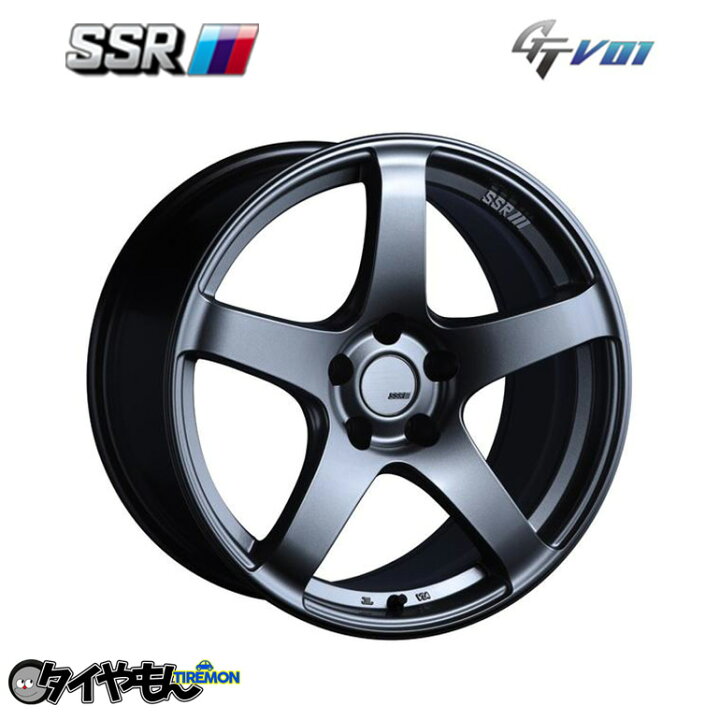 楽天市場】SSR GTV01 18インチ 5H114.3 8J +35 1本 ホイール フラット