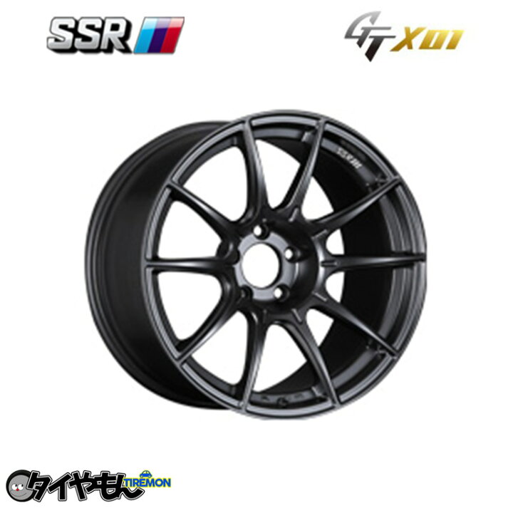 楽天市場】SSR GTX01 19インチ 5H120 8.5J +38 1本 ホイール フラット 