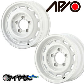 APIO アピオ WILDBOAR Ventura ベンチュラ 15インチ 5H139.7 6J -5 1本 ホイール ホワイト ジムニーシエラ JB74