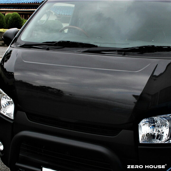 楽天市場】ハイエース ボンネット ハイエースボンネット バッド  