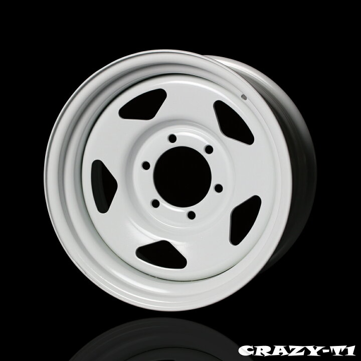 楽天市場】ハイエース ホイール スチール製 CRAZY T-1 200系 全型式 