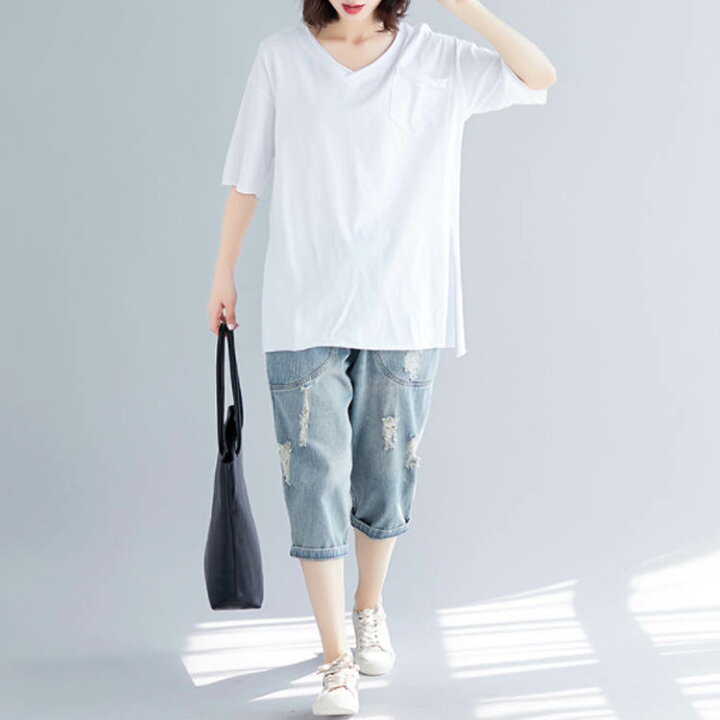 楽天市場】Tシャツ 半袖 レディース ゆったり 半袖Tシャツ Vネック カットソー 胸ポケット 女性用 薄手 トップス 夏物 カジュアル オシャレ送料無料 : Amoremio 楽天市場店 楽天市場】Tシャツ 半袖 レディース ゆったり 半袖Tシャツ Vネック カットソー 胸ポケット 女性用 薄手 トップス 夏物 カジュアル オシャレ送料無料 : Amoremio 楽天市場店