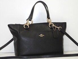 ★【送料無料】【ポイント10倍】COACH　コーチ　ミニエリス　2Way　トート　F35030　【未使用】【中古】あす楽対応 レディース