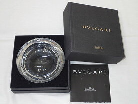 ★【送料無料】BVLGARI　ブルガリ/ROSENTHAL ローゼンタール クリスタル　アッシュトレイ　灰皿　スモール　47502　【未使用】【中古】あす楽対応 レディース 、メンズ