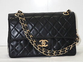 ★【送料無料】【決算10％】当店通常440000が、CHANEL　シャネル　マトラッセ　チェーンショルダーバッグ　ダブル/Wフラップ　W23　A01113　ヴィンテージ　当店では以前462,000　【中古】あす楽対応レディース