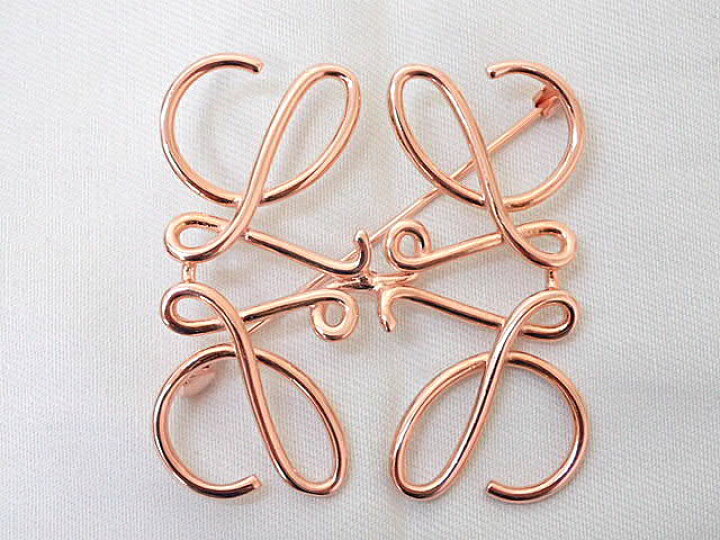 楽天市場】☆【送料無料】LOEWE ロエベ アナグラム ブローチ  