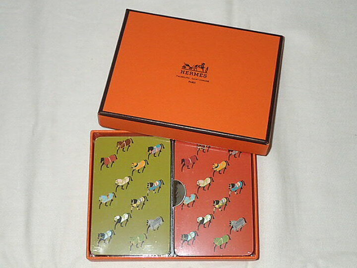 楽天市場】☆【送料無料】HERMES エルメス ミニトランプセット 