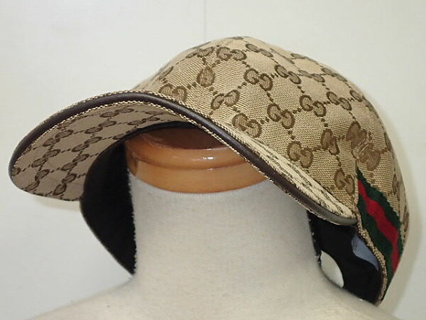★【送料無料】ＧＵＣＣＩ　グッチ　ＧＧべースボールキャップ　ＣＡＰ　帽子　200035 FFXDG 9791　【中古】メンズ、レディース、ユニセックス