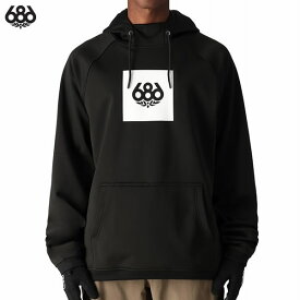 「全品5-15倍 13日08時」24-25 686 パーカー M4WNCS115 BONDED FLEECE PULLOVER HOODY: 正規品/メンズ/スノーボードウエア/パーカー/スノボ/snow