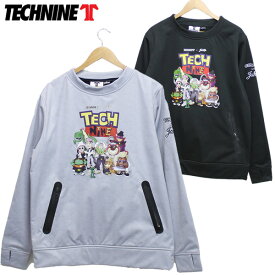 「全品5-10倍 26日08時迄」22-23 TECHNINE ボンディングスウェット T9JP-1000: 正規品/メンズ/テックナイン/TECH9/テック9/スノーボードウエア/トレーナー/snow