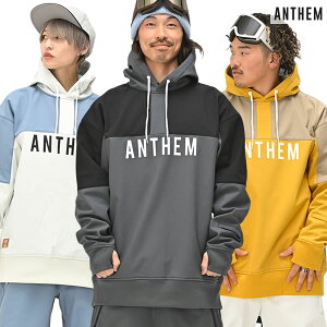 23-24 ANTHEM {fbhp[J[ SHOULDER PATCH HOODIE AN2305: Ki/Y/fB[X/Xm[{[hEGA/AZ/Xm{/snow