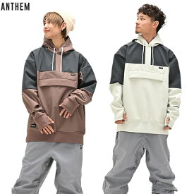 「全品5-15倍 13日08時」24-25 ANTHEM パーカー SHOULDER PATCH HOODIE AN2405: 正規品/メンズ/レディース/スノーボードウエア/アンセム/スノボ