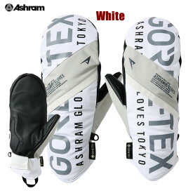 「全品6-15倍 16日08時迄」24-25 ASHRAM グローブ PROFILE LOGO MITT ASRM24W08: 正規品/アシュラム/メンズ/スノーボード/ミトン/ミット/snow