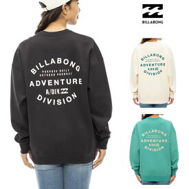 「全品5-15倍 11日08時迄」23FW レディース BILLABONG クルースウェット ADIV WARM SWEAT CREW BD014-010: 正規品/ビラボン/BD014010/cat-fs