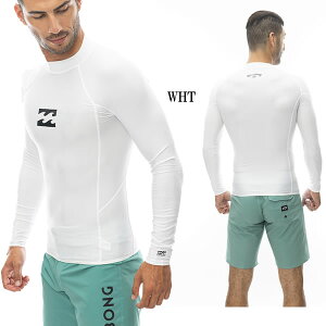 【ゆうパケット】24SS BILLABONG ラッシュガード HI NECK LS BE011-851: 正規品/ビラボン/メンズ/長袖/BE011851/surf