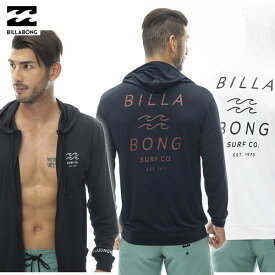 【ゆうパケット】24SS BILLABONG ラッシュガード RASH ZIP HOOD BE011-855: 正規品/ビラボン/メンズ/長袖/BE011855/surf