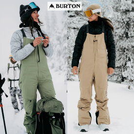 23-24 レディース BURTON ビブパンツ Women's GORE-TEX 2L Kimmy Bib Pant 21284103: 正規品/バートン/スノーボードウエア/ウェア/snow
