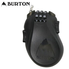 【ゆうパケット】24-25 BURTON ケーブルロック Cable Lock 10802102: Translucent Black 正規品/カギ/鍵/ワイヤー/バートン/スノーボード/snow/スノボ