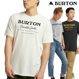 【ゆうパケット】22SS BURTON 半袖Tシャツ Durable Goods SS Tee 20382102: 正規品/バートン/メンズ/snow