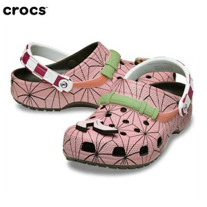 21cm̂ CROCS T_ 212433 Demon Slayer Nezuko Classic Clog Sł̐n: Ki/NbNX/Lc/lYR/Y/fB[X/jZbNX/cat-fs