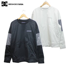 「全品5倍 4月2日08時迄」23-24 DC SHOES クルースウェット DC SNOW CREWNECK DPO233905: 正規品/メンズ/スノーボードウエア/トレーナー/スノボ/snow