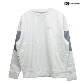 「全品5-15倍 13日08時迄」Lのみ DC SHOES クルースウェット DC SNOW CREWNECK DPO233905: 正規品/メンズ/スノーボードウエア/トレーナー/スノボ/snow