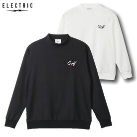 「全品5-15倍 19日08時迄」【ゆうパケット】25FW ELECTRIC ゴルフ シャツ EG25FT02 GOLF LOGO EMBROIDERY MOCK NECK THERMAL： 正規品/エレクトリック/メンズ