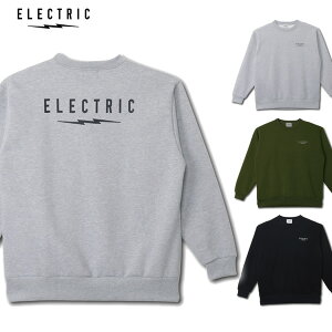 「全品5-15倍 11月6日08時迄」25-26 ELECTRIC クルースウェット E25FU13 UNDERVOLT CREW : 正規品/エレクトリック/スキー/スノーボードウエア/スノボ/メンズ/トレーナー/snow