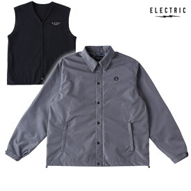 「全品5-15倍 19日08時迄」24-25 ELECTRIC コーチジャケット INNER FLEECE COACH E24FJ08： 正規品/エレクトリック/スキー/スノーボードウエア/スノボ/snow