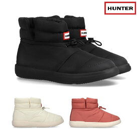 「全品10-16倍 11日02時迄」レディース HUNTER 防寒ブーツ UFS7112WWU IN / OUT COSY PUFF SIDE VENT BOOTIE: 正規品/ハンター/女性用