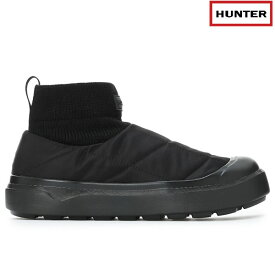 HUNTER メンズ 防寒靴 UFS7155REN IN / OUT PROTECT QUILTED NYLON KNITTED CUFF: 国内正規品/防滑/男性用//シューズ/ハンター