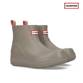 HUNTER レインブーツ UFS7105PVC UNISEX PLAY MOLDED BOOT: 正規品/ハンター/レインシューズ/男性用/メンズ/雨の日/梅雨/通勤/ショート丈