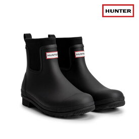 HUNTER メンズ レインブーツ MFS2403NRE MENS ORIGINAL NEOPRENE CHELSEA BOOT: 国内正規品/長靴/シューズ/ハンター