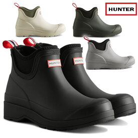 レディース HUNTER レインブーツ Women's Play Neoprene Chelsea Boots WFS3020RMA: 正規品/ハンター