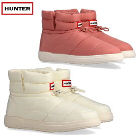 レディース HUNTER 防寒ブーツ UFS7112WWU IN / OUT COSY PUFF SIDE VENT BOOTIE: 正規品/ハンター/女性用