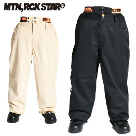 「全品5-15倍 11日14時-16日08時迄」23-24 MOUNTAIN ROCK STAR パンツ NEW SCHOOL PANTS: 正規品/ユニセックス/スノーボードウエア/マウンテンロックスター/snow